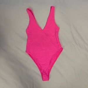 Zara Hot Pink Bodysuit